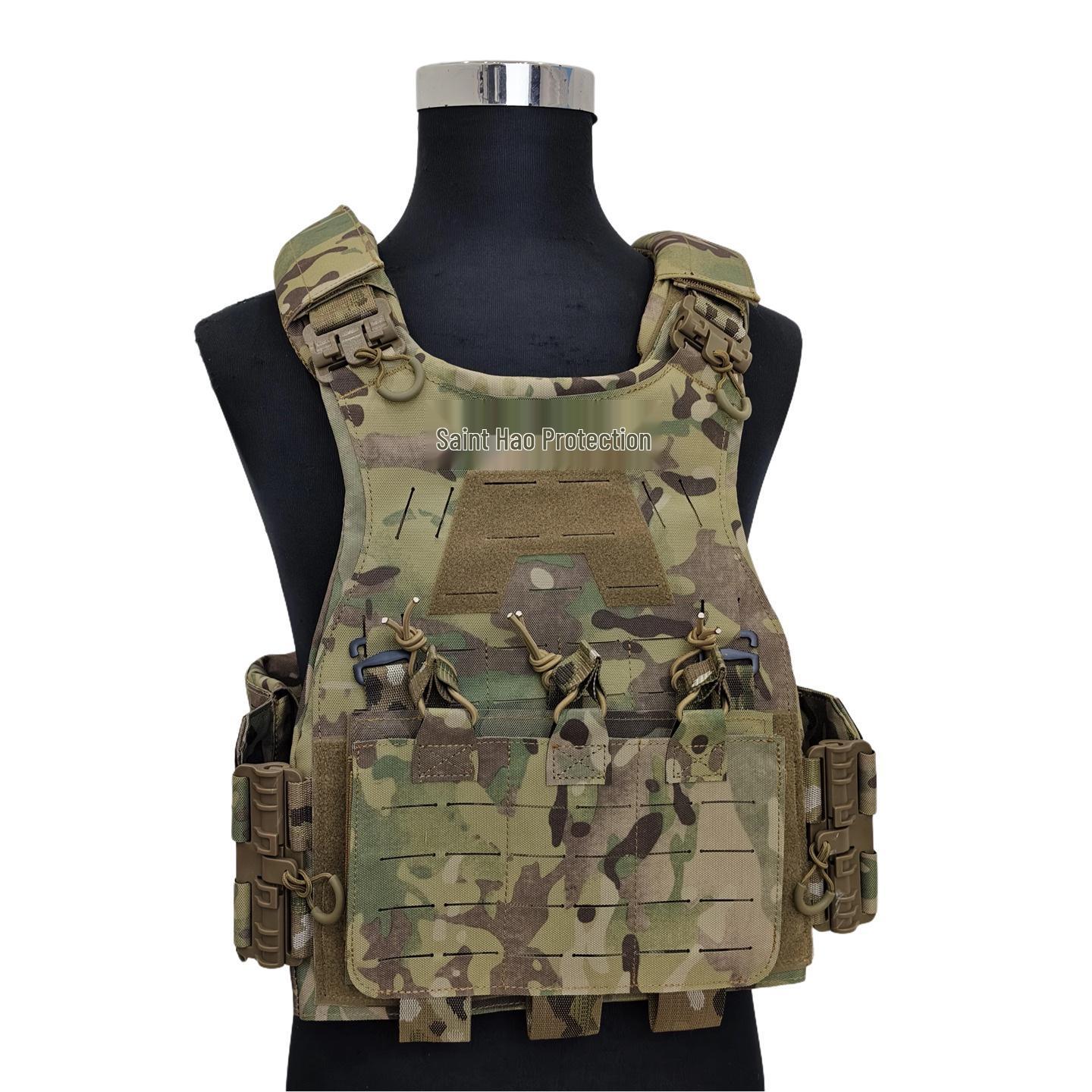 Alpha 1000D Multifunctional MOLLE Lightweight Tactical Vest – Outdoor Quick Release One Size