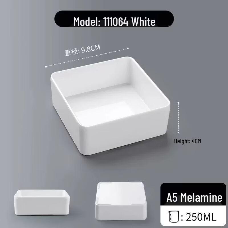 Stackable Melamine Square Serving Tray