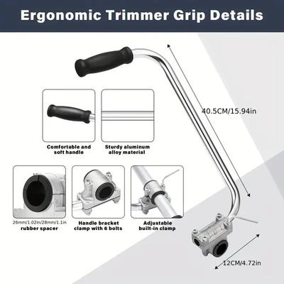 1PC Trimmerhandvat, Ergonomische Trimmergrip, Wiedtrimmerhandvat, Gazononderhoudstrimmerhandvat voor Weed Whacker
