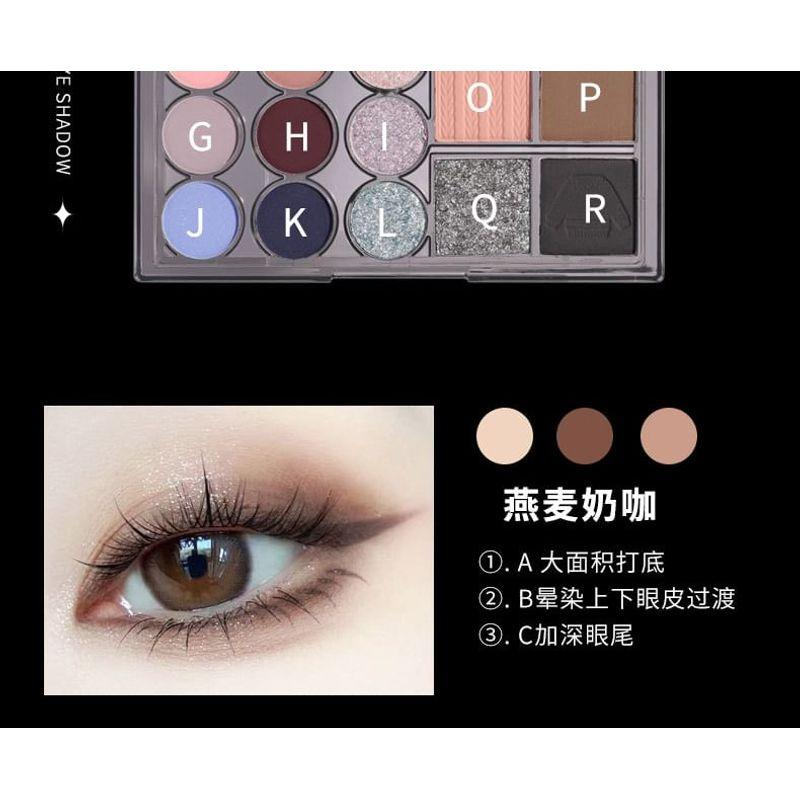 Biya - Mehrzweck-Lidschattenpalette mit 18 Farben - 2 Typen