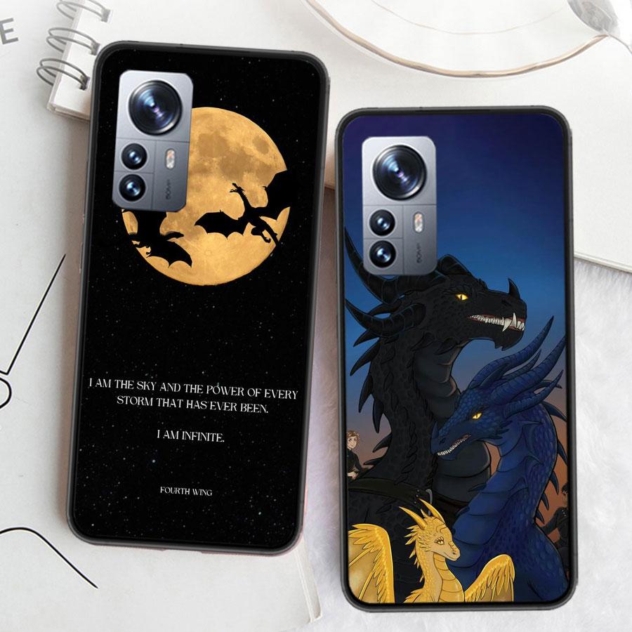 F-Fourth W-Wing Dragon Phone Case For Xiaomi Poco F7 Mi 14 Ultra 15 13 12 Pro 11T 10T 12T Pro 12X 11i 11 10 Lite 5G 9 8 Cover Ca