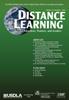 Kniha Distance Learning, Volume 13 Issue 1 : For Educators, Trainers, and Leaders