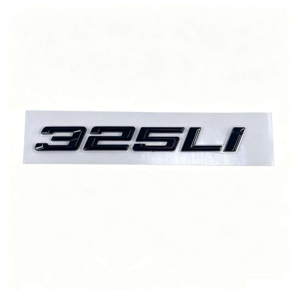 Compatible BMW 3, 5, 7 Series 320Li, 530Li, 740Li Rear Emblem Displacement Sticker.