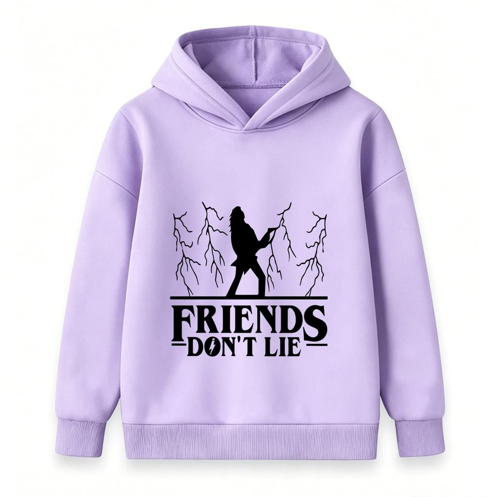 Kids Boys Girls 100% Cotton Crew Neck Short Sleeve T-Shirt, Funny Friends Don't Lie Print Cartoon Casual Summer Soft Lightweight Tees for Children Dai