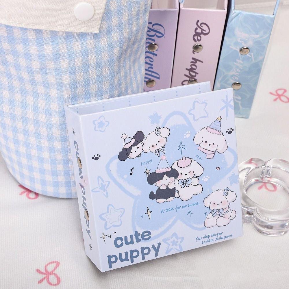 Butterfly/Puppy Design Photocard Collection Booklet Loose-leaf Photocard Holder Concert
