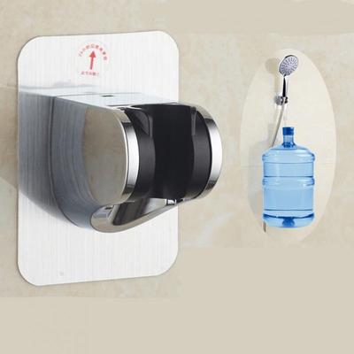 Supporto autoadesivo per soffione doccia cromato con aspirazione, supporto per doccia a parete per bagno