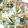 50Pcs/Set Ukiyoe Cats . Vintage Japanese Art Stickers DIY Fashion Doodle Decals Stickers