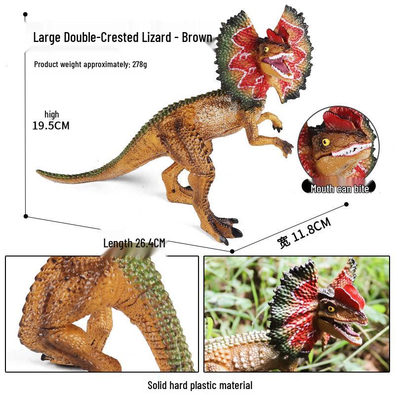 Large Realistic Dinosaur Model: Roaring T-Rex, Spinosaurus, Tyrannosaurus, Dragon Static Ornament Toy