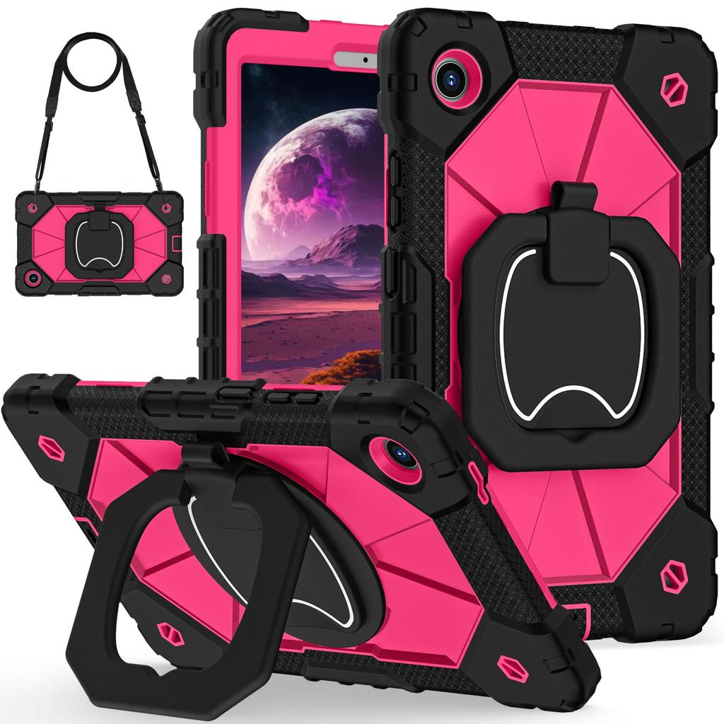 Kids Proof Case for Lenovo Tab One 8.7 Inch K9 TB305FU 2025 Shockproof Handle Strap Cover with Shoulder Strap