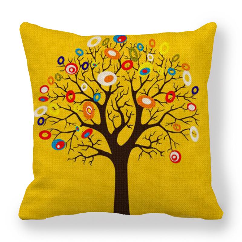 Custom Geometric Abstract Symmetrical Linen Pillowcase