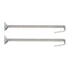 2 Pcs Boat Hatch Support Spring Stainless Steel Adjuster Porthole Door Lid Spring for Yachts Campers 225x15mm