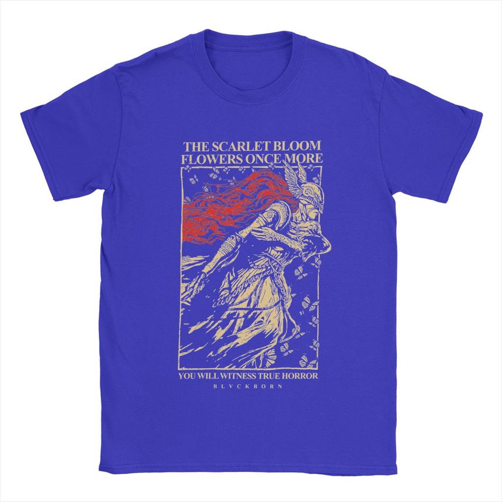 Men's Elder Malenia Blade Of Miquella T Shirt Pure Cotton Tops Funny Short Sleeve Crew Neck Tees Unique T-Shirt