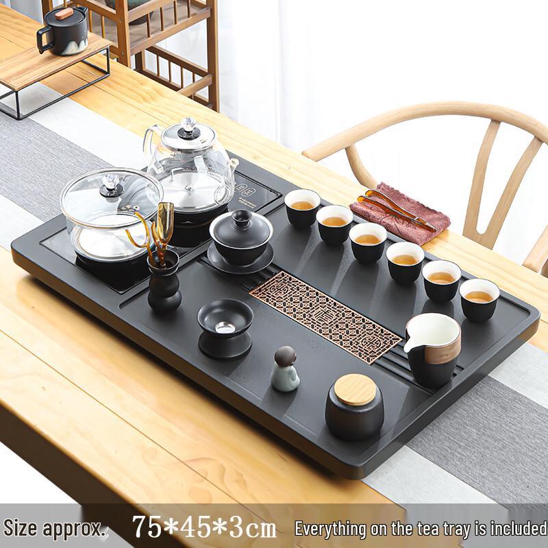 Handun Natural Wujin Stone Automatic Tea Set