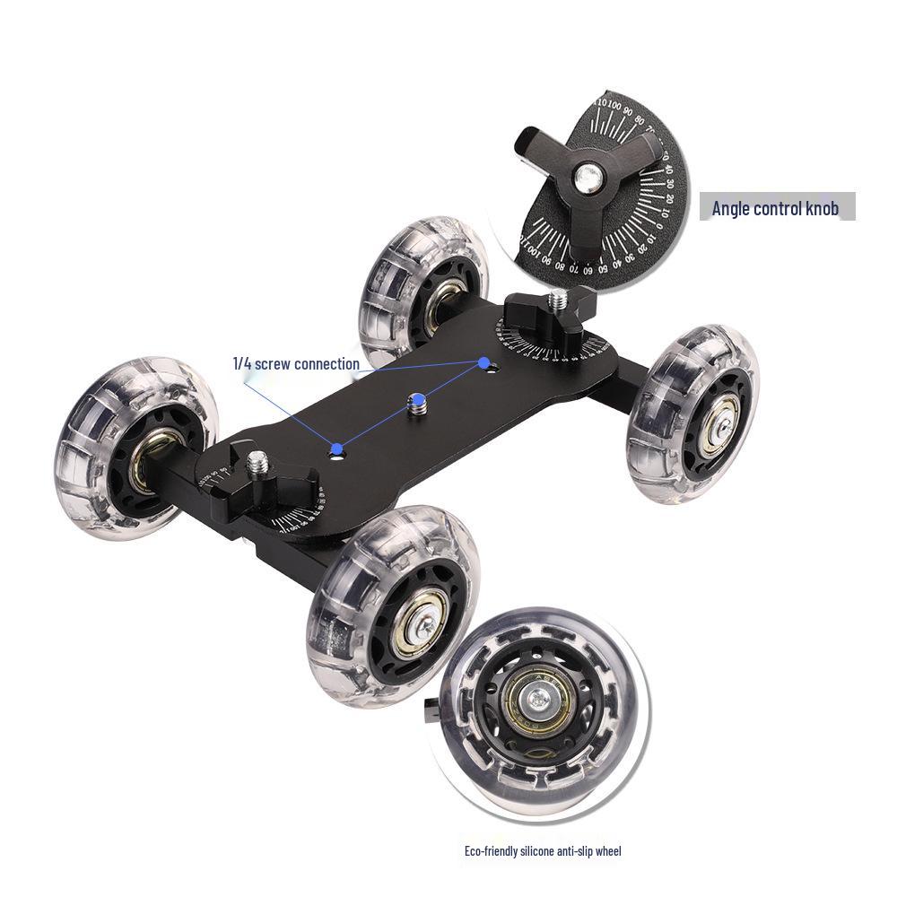 5D2 SLR Mini Drift Silent Camera Slider for Desktop Photography