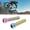 2pcs Bike Stem Screw M6 25mm Extended   Alloy Bike Seatpost Screw for Mountain Road Bike