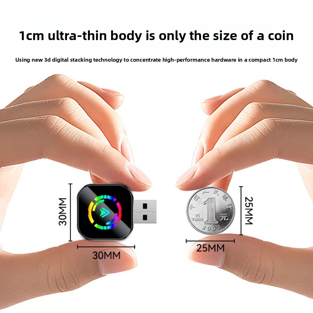 Wireless CarPlay Box 2 in1 Smart Adapter for Android Auto CarPlay Convert Wired to Wireless