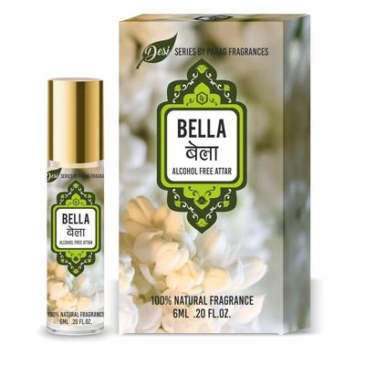 Desi Series Attars (6ml, Bella/Jasmine),Chemeli, Ringelblume, Goldsandale, Henna, Kadamb, Lotus, Kewda, Tuberose, Weiße Rose, Nachtkönigin