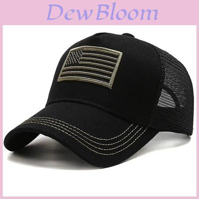 American Flag Camouflage Baseball Cap With Breathable Cotton For Summer Men Women