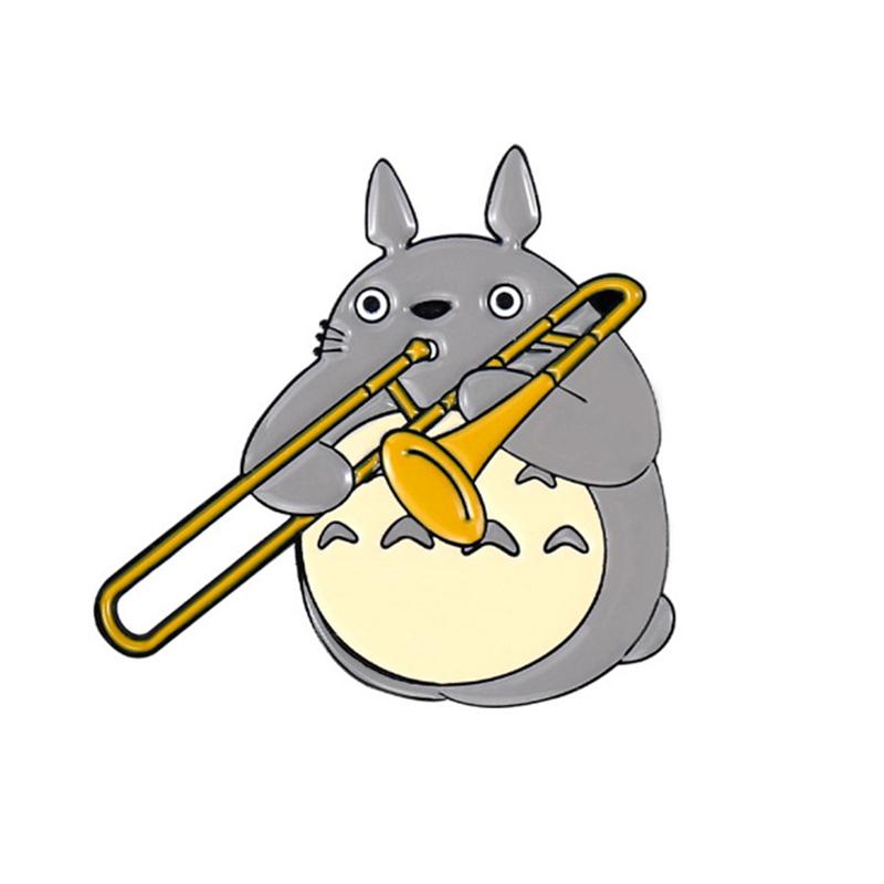 

Монстр-волк для девочек, мультяшная креативная эмалированная брошь, художественный значок, ювелирные украшения, аксессуары 15