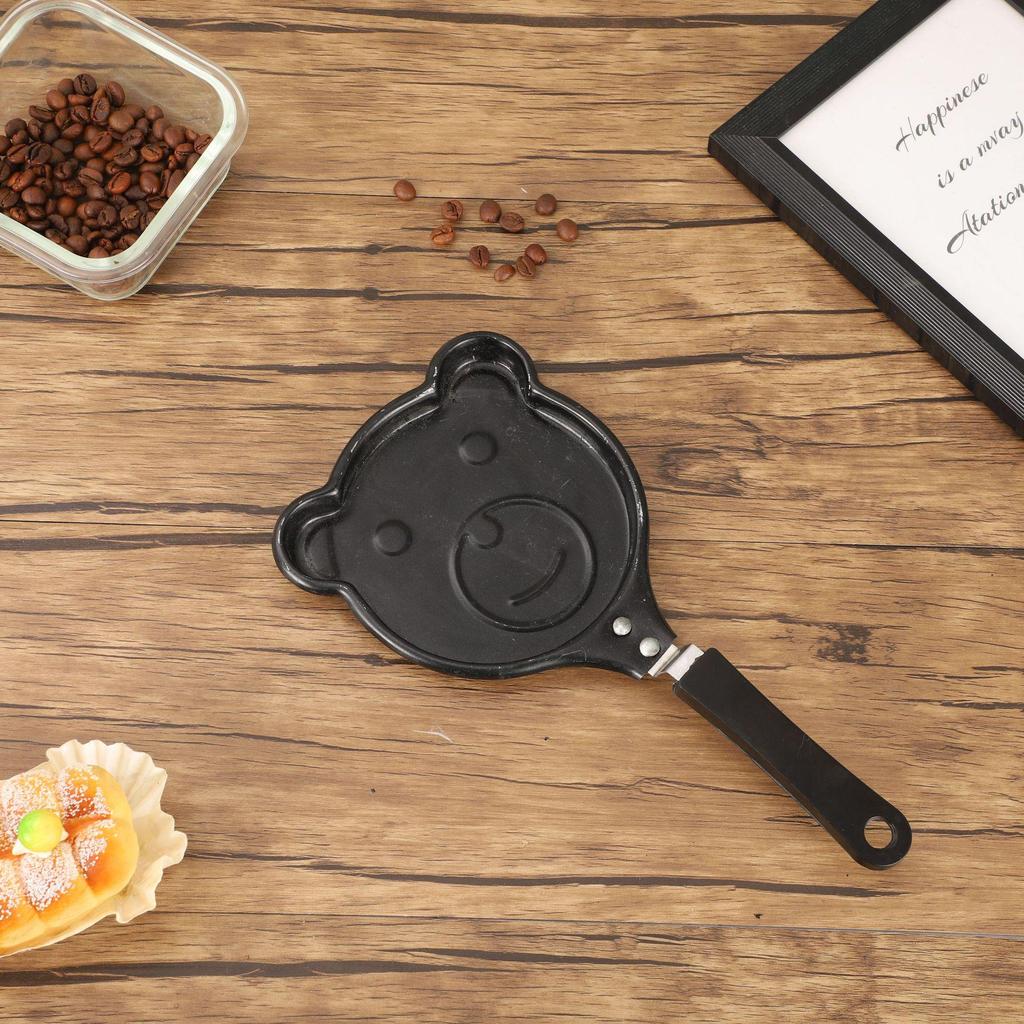 Kreativní mini nepřilnavá pánev ve tvaru srdce na roztomilá kreslená smažená vejce