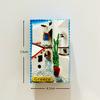 Greece Santorini Kinsos Island Resin Fridge Magnet Stickers Travel Souvenir Gift Landscape Refrigerator Magnet Home Kitchen Decor