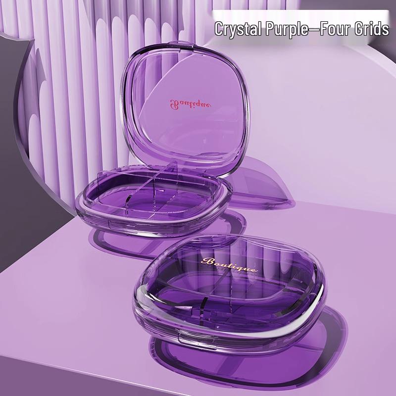 7-Day Portable Pill Organizer: Large Capacity, Morning-Noon-Evening Compartments, Compact Weekly Dispenser