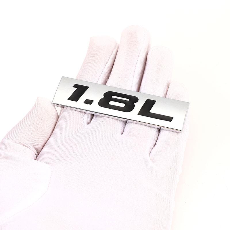 Car Sticker 1.4L 1.5L 1.6L 1.7L 1.8L 1.9L Emblem Badge Decals for f111 SUV Toyota Mini Peugeot Honda Volkswagen VW Focus Hyundai 111F
