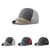 Cotton Color Block Washed Vintage Distressed Baseball Cap With Curved Brim For Summer Outdoor Men Women