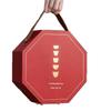 Retro Wenchuang Zisha Ceramic Teacup Gift Box with Five Blessings Logo - Perfect Souvenir for Clients and Leaders