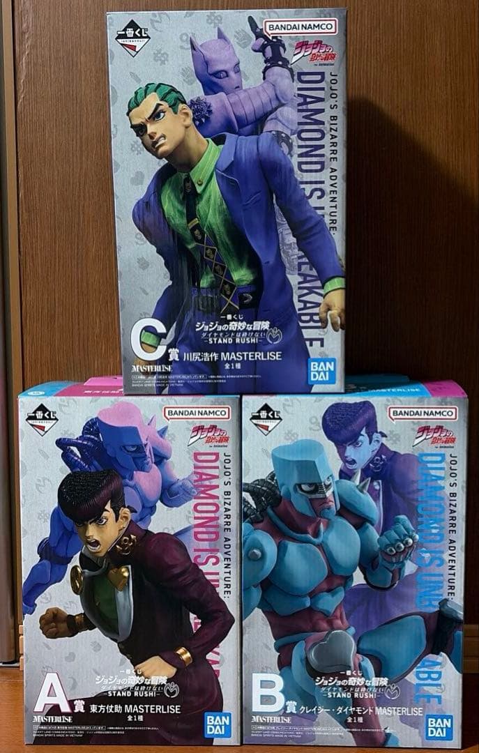 One Piece Lottery JoJos Bizarre Adventure - Diamond is Unbreakable Figure ABC Prize
