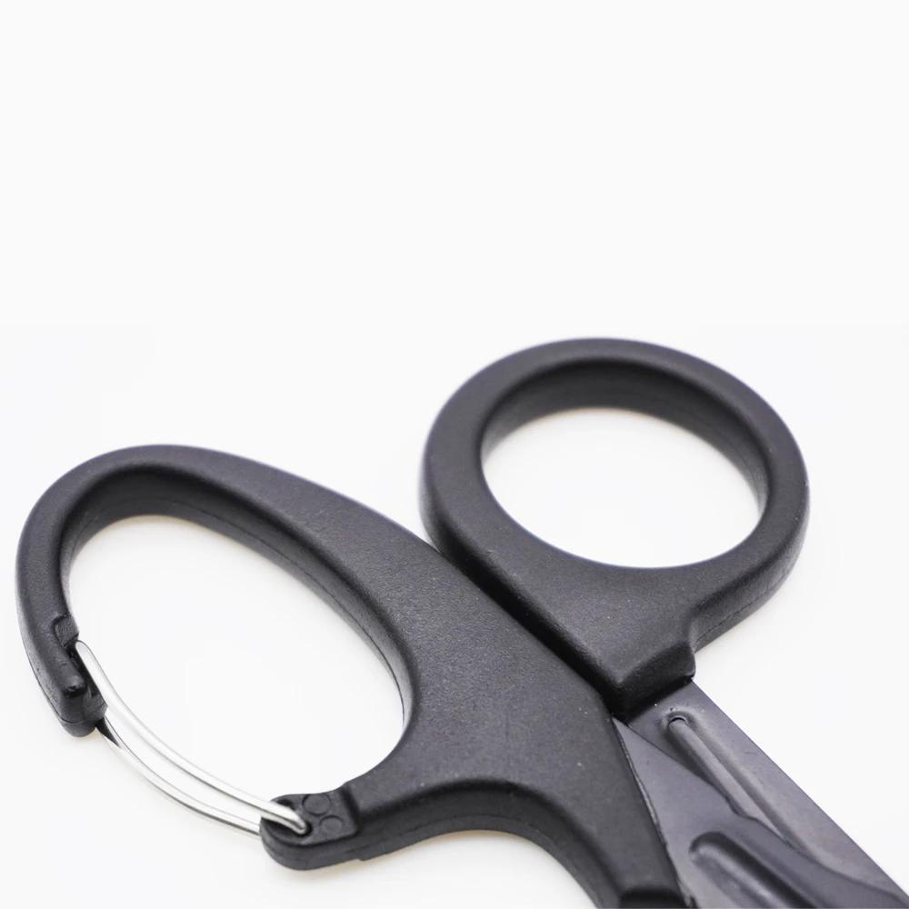 1PC Rescue Trauma Shears 7.5" Premium Stainless Steel Medical Emergency Scissors with Non-Stick Blades, Fluoride-Coated
