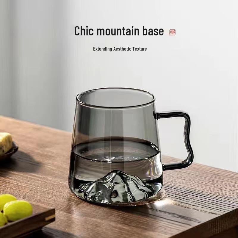 SW High Borosilicate Glass Mountain View Cup