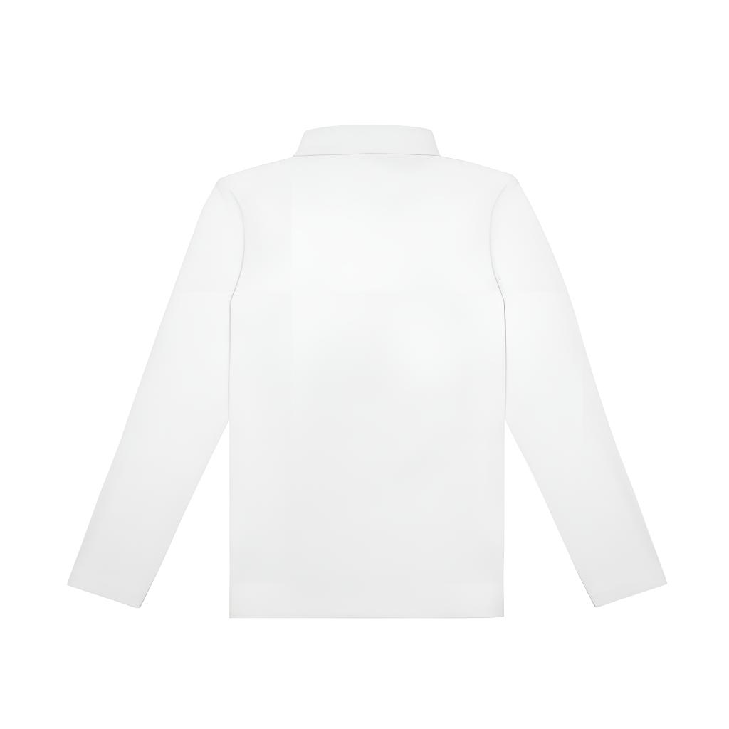 Anta Business Casual Sports Fashion Comfortable Lightweight Versatile Long Sleeve T-Shirt Half Open Collar Light Warm Fleece Knit 152547402RN-1