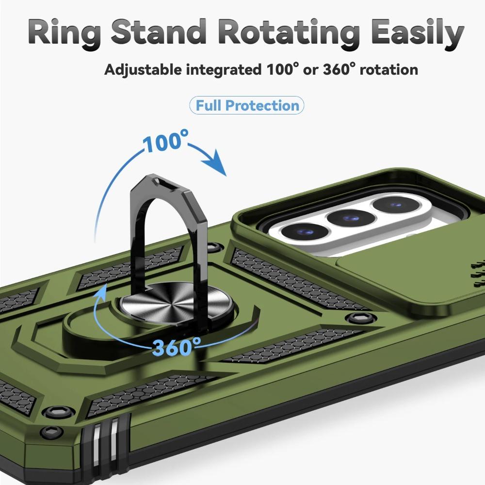 Rugged Military Grade Anti-Drop Case For Samsung Galaxy S26 S25 S24 S23 S22 Ultra Plus Car Magnetic Ring Stands Protective Cover