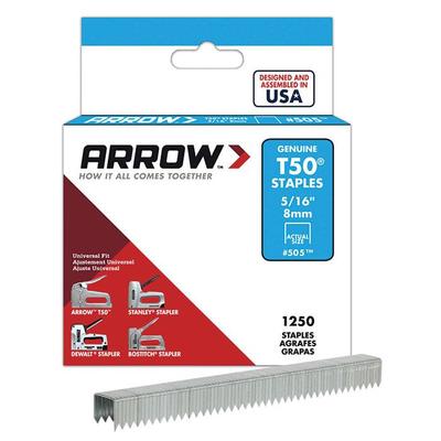 T50 Staples 8mm 5/16'' 1250pk
