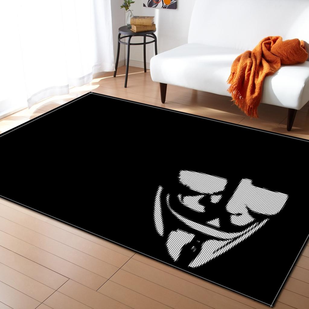 Creative Living Room Carpet Bedroom Dining Room Floor Mat Pattern Size