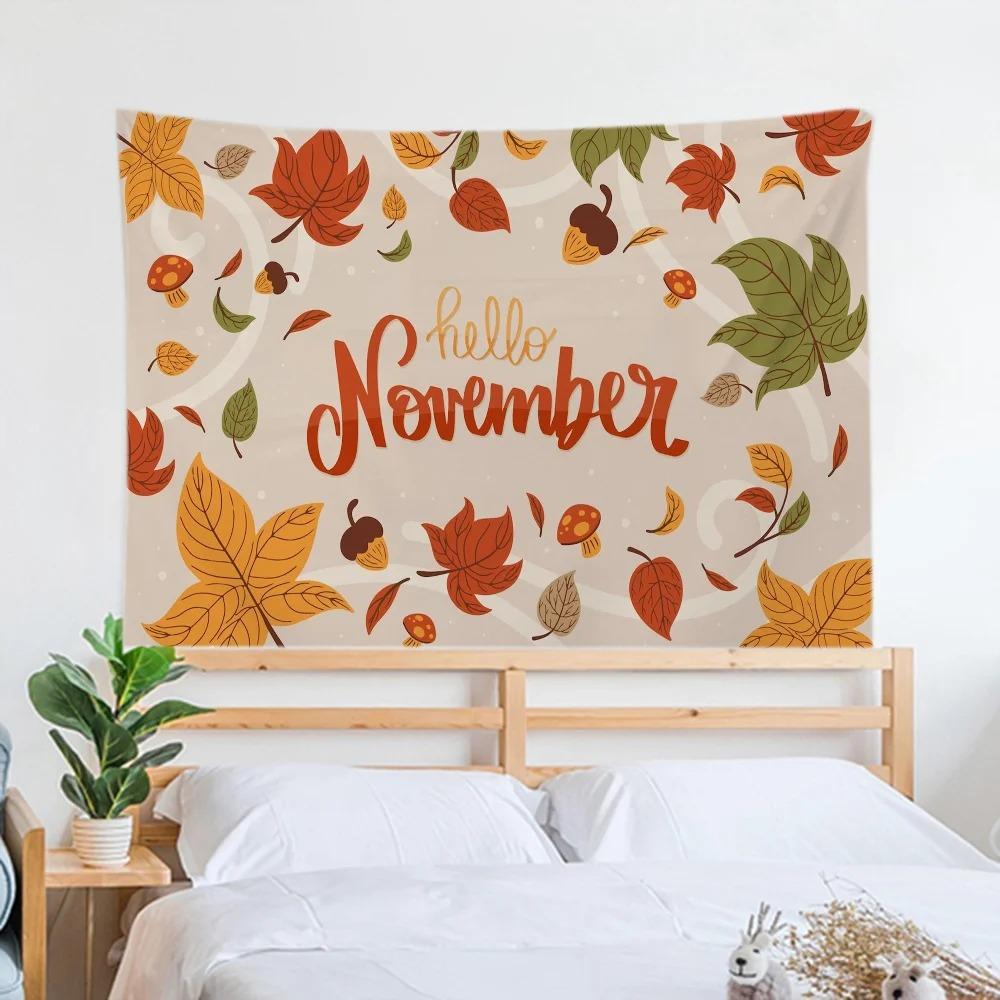 Cartoon Fox Tapestry Office Living Room Decoration Home Wall Tapestry