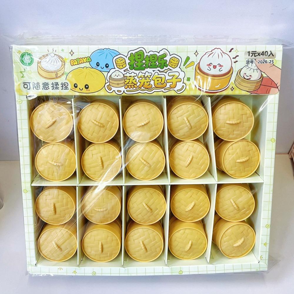 Soft Cute Squishy Crystal Bun Food Shape Fidget Sensory Toy Mini Dumplings Squishy Party Favors