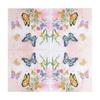 M-Modern-Flower Butterfly Printed Paper Disposable Table Dinner Napkin 20Pcs/Pack 33X33cm Tissues