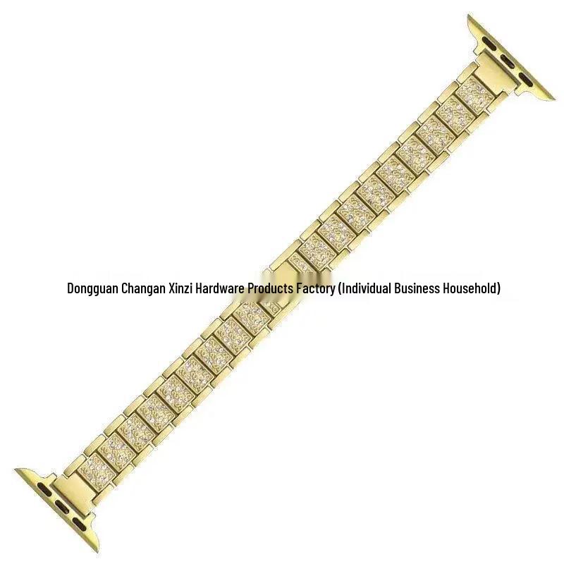 Diamond-Set Small Waist Watch Band for Apple S10, iWatch 7, Apple Watch 8