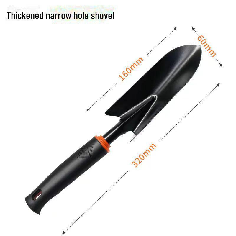 Gardening Tool Set: Small Iron Shovel, Rake, Hoe, & Sea Catching Tool for Vegetable & Flower Planting