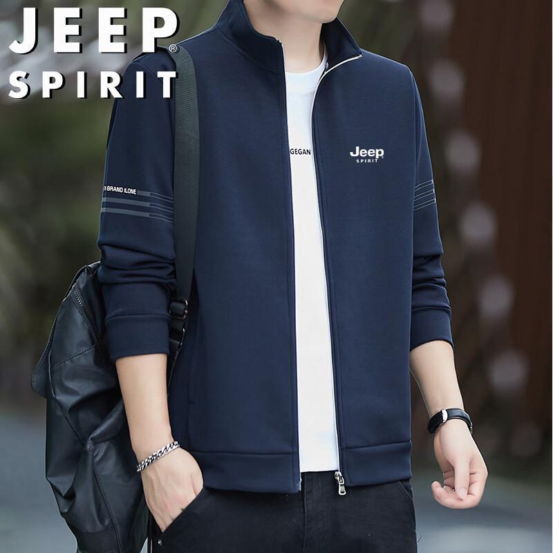 

JEEP SPIRIT Men s Stand Collar Casual Jacket 7XL