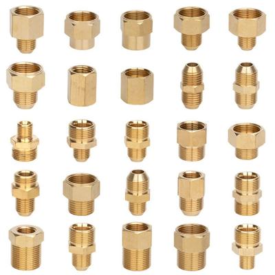 Brass Hose Connector Hose Barb Male Female Adapter F/M Pipe Fitting Transitional Joints for High Pressure Washer Torch