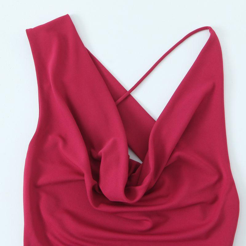 Kaslead New Arrival Women's Clothing Fashion Style Fashion Minimalist Figure Flattering Flowy Length Dress 5039327