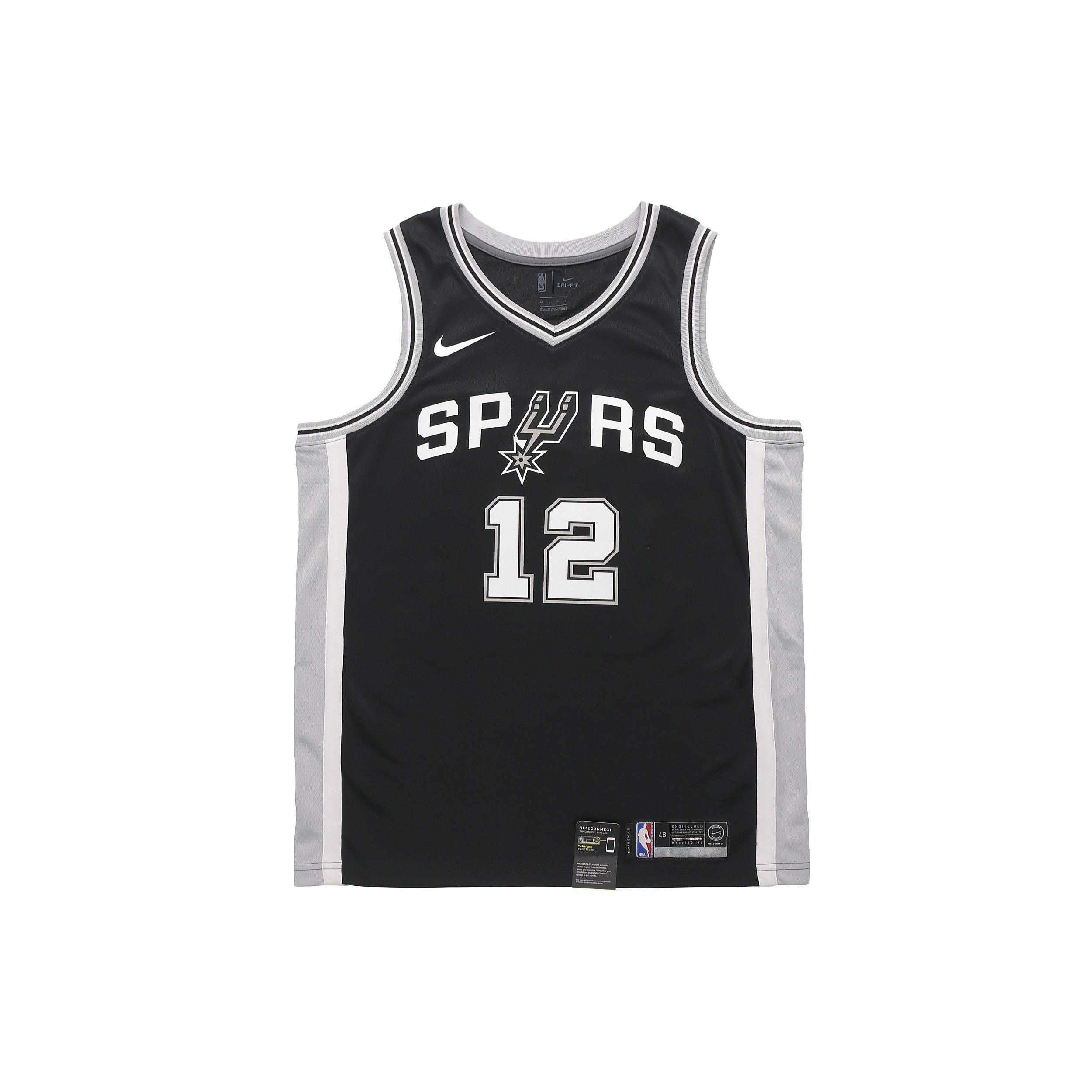 Nike NBA Jersey Basketball Jersey/Vest SW Fan Edition Aldridge Spurs No. 12 Team limited Black Men s 864509-011 XL