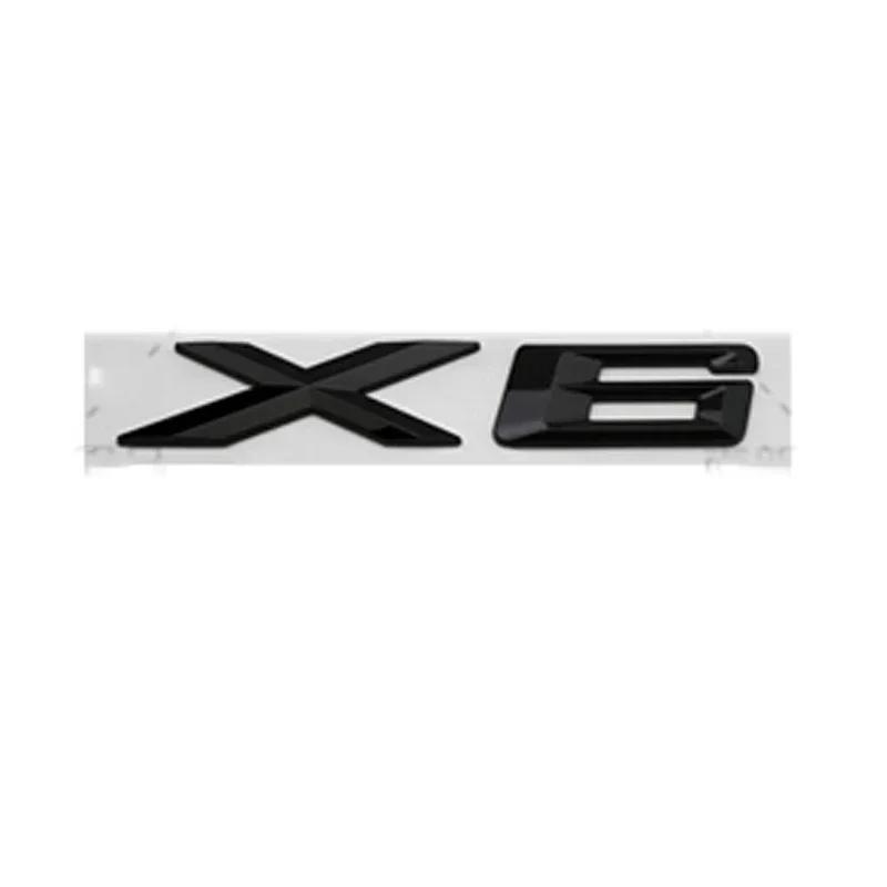 ABS Badge Car Body Sticker Trunk Emblem for BMW X1 X3 X5 X6 GT Logo E46 E90 E60 F10 F11 F20 F30 G01 G20 Auto Accessories