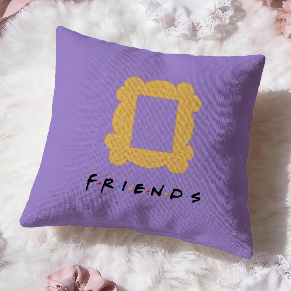 F-Friends TV-serie Kuddfodral Premium Komfort Vändbart Kuddfodral - Två i Ett Design för Alla Rum & Bilinteriör