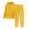 Children's Solid-color Loose Sweatshirt And Sweatpants Casual Sportswear Set