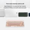 Lofree OE914 Polka Dot Pink Triple-Mode Hot-Swappable Mechanical Keyboard