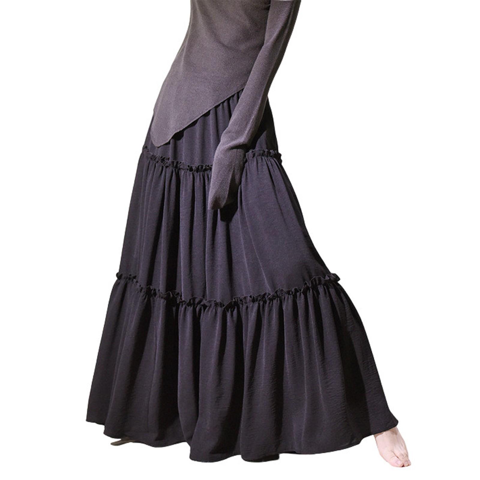 

Женская длинная юбка с большой подвеской Юбка-торт Юбка One Size чёрный